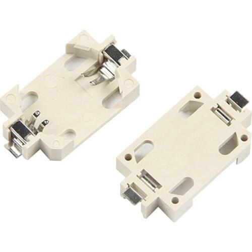 Free shipping 10PCS SMD SMT CR2032 battery holder,CR2032-6ER/BS-6 battery clips