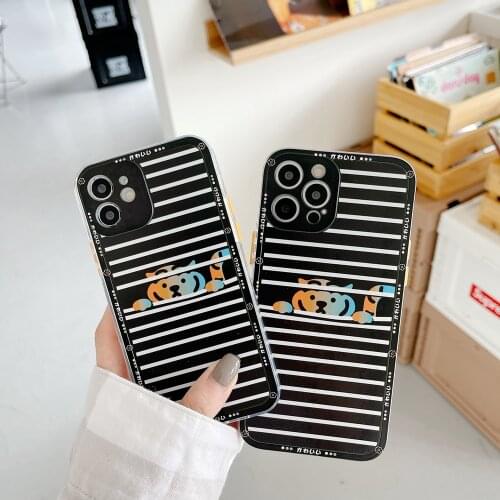 Tobebest Small Tiger Pattern Phone Cases for iPhone 12 Pro Max 11 pro max X XS XR 7 8 Plus SE 2020 Soft TPU Cover