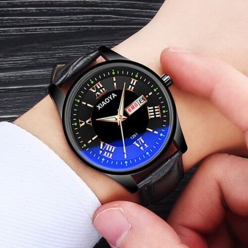 Мужские часы с кожаным ремешком DOBROA China At AliExpress