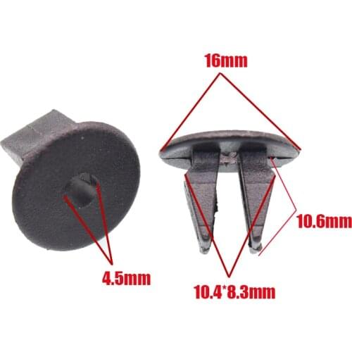 50Pcs Car Headlight Clips Fixing Spacer Buacket Fastener Rivets Nut Grommet Fender Apron Retainer Plastic Clips For Hyundai Kia