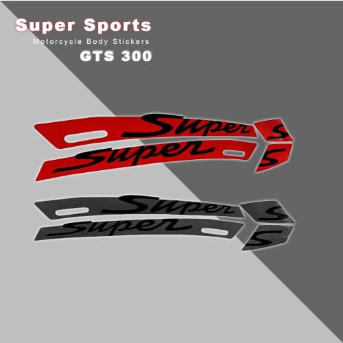 GTS300 Sticker For Piaggio Vespa Motorcycle Accessories Reflective Decoration Personalized GTS 300 Super Sport Decals