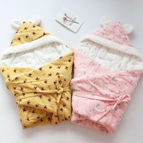 Baby Swaddle For Newborns Soft Cotton Envelope For Discharge Children Blanket Infant Diaper Cocoon For Stroller Sleeping Bag