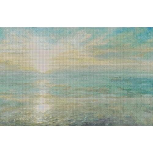 Top new Embroidery Counted Cross Stitch Kits Needlework - Crafts 14 ct DMC DIY Arts Handmade Decor - sea