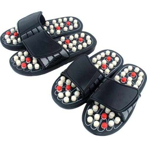 Yoga Fitness Massage Slippers Acupressure Foot Massager Acupoint Massage Slippers Shoes Reflexology Sandals for Men and Women