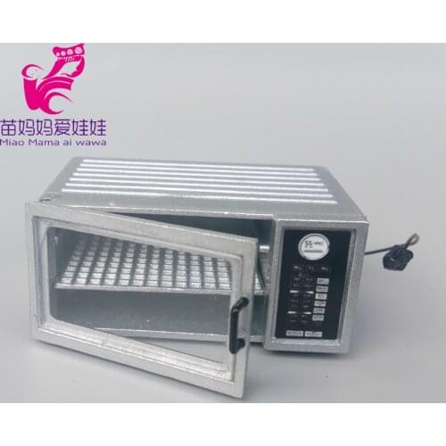 Mini bakinig box roaster Coffee machine Vintage ceramic lamp for barbie doll blythe doll acessories doll house furniture