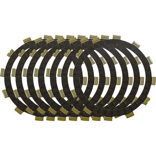 Motorcycle 7pcs Bakelite or Paper-based Clutch Friction Plates For Suzuki LT-F250 2002 2004 LT-F160 1991-2002 TS250X SJ11B