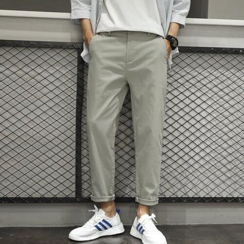 Young Men Casual Ankle-Length Pants Men Trousers Streetwear Jogger Sweatpants Pants 2020 New