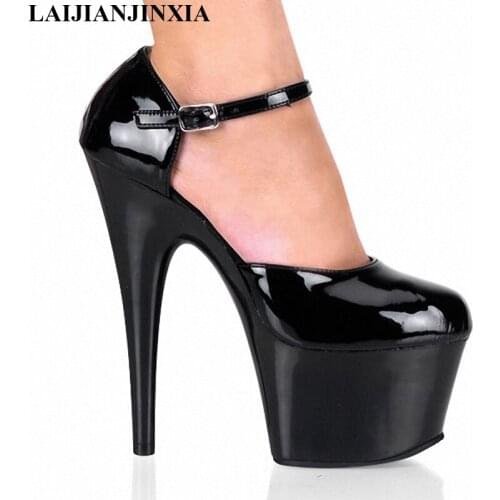 New 15CM thick bottom ultra high heel waterproof platform brides shoes, model runway show shoe banquet womens Dance Shoes