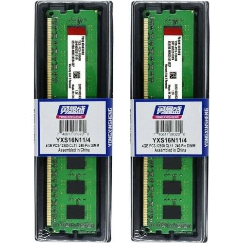 1 X 4gb pc3-10600 desktop ddr3 ram 1333 MHz 240-pin DIMM memory 1.5V voltage