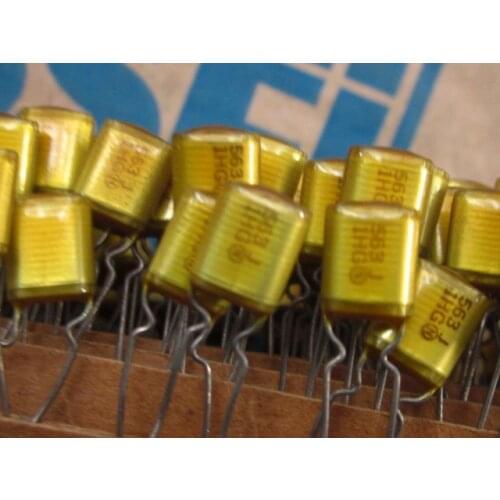 Original new 100% polypropylene film capacitor 56nf50v 0.056uf 50V 563/1H p=5mm (Inductor)