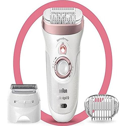 ORIGINAL BRAUN SES9720 SILK ÉPIL 9 SENSO SMART Wet Dry Rechargeable Epilator