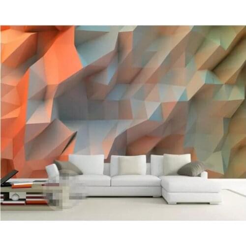 Custom Size Deep Embossed 3D Stereo Creative Art Brick Stone Wall Paper Eco-friendly Bedroom Simple Home Decor Mural Wallpaper