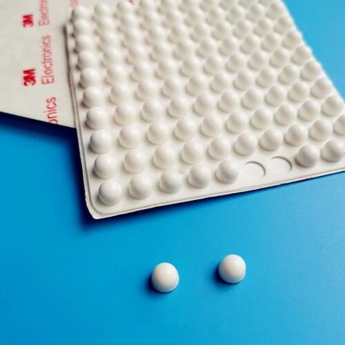 200PCS 6*5.4MM CLEAR ANTI SLIP SILICONE RUBBER PLASTIC BUMPER DAMPER SHOCK ABSORBER 3M SELF-ADHESIVE SILICONE FEET PADS