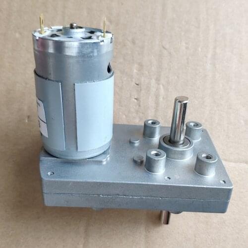 Brand new double output shaft 555 DC gear motor motor 6V,12V ,24V shaft diameter 8mm quiet motor