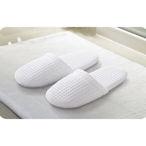 2 Pairs Women Spa Slippers Sets Guest Slippers Hotel Slippers Non-Disposable Slippers