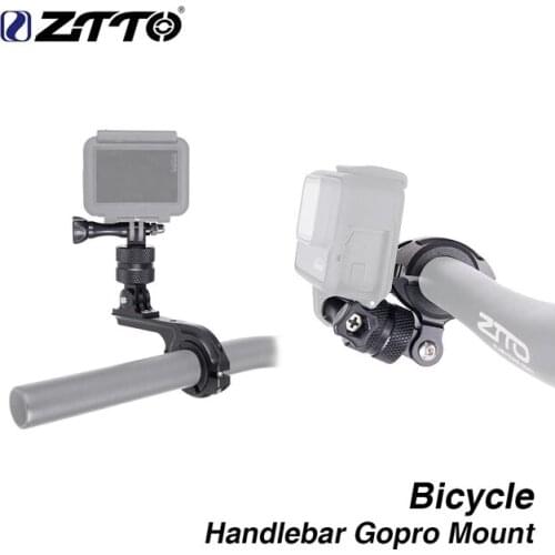 ZTTO Bicycle Parts MTB Road Bike Handlebar Rotatable Camera Mount Holder Adapter Bracket For Gopro For Xiaomi For Virb