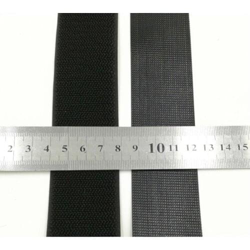 1.5inch (3.8cm)Width 6meters ,Non pilling loop&Injected hook . Sew on fastening tape ,hook and loop garment acceories