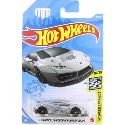 2021-197 Hot Wheels LB-WORKS LAMBORGHINI HURACAN COUPE Mini Alloy Coupe 1/64 Metal Diecast Model Car Kids Toys Gift