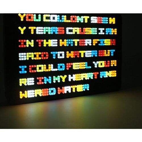 Alphabet Light Box Message Board Lightbox A4 A5 LED Combination Night lamp Box DIY Letters Symbol Cards Decoration Lamp