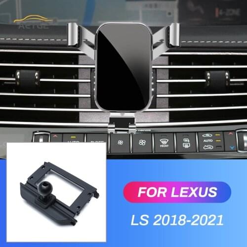 Car Mobile Phone Holder For Lexus LS350 LS500 LS500H 2018 2019 2020 Air Vent Mobile Phone Stand 360 Degree GPS Mount Cradle Clip
