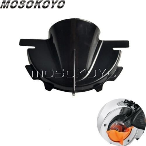 Black Re-Usable Primary Oil Fill Funnel for Harley Dyna Softail Touring Twin Cam Evolution 84-06