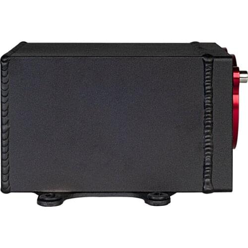 Oil catch can for 60mm dual port 044 pump use racing black Billet aluminium ,oil catch can ,fuel surge tank oct1116