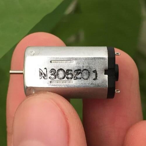 N30 Metal Brush Micro Motor DC 1.5-12V Small Mute Motor Fast Speed for DIY Model Toys 3000-24000rpm Shaft Diameter: 1mm