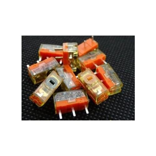 TTC dustproof gold series mouse micro switch 200PCS New pattern Original 3 Pin gold contactor 80 million clicks lifetime