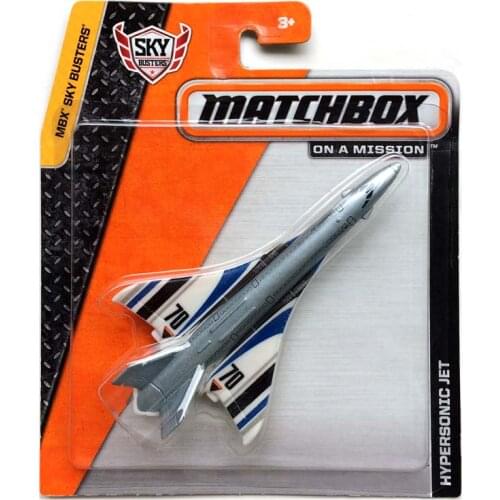 2015 Matchbox Fighter Plane Hypersonic Jet Metal Collection Alloy Simulation Model Planes