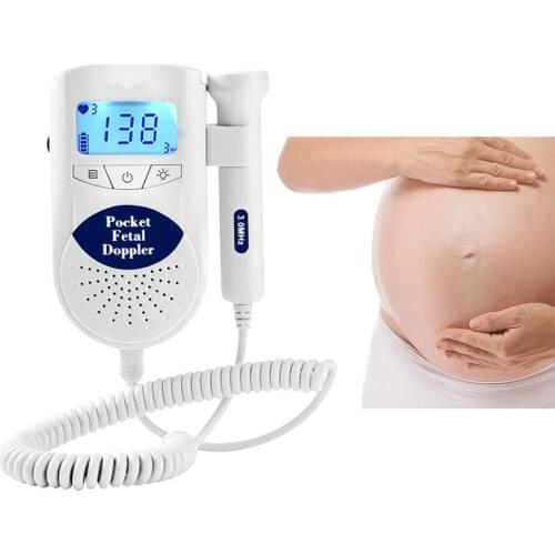 Multi probe pocket fetal doppler Ultrasound Equipment Color Doppler