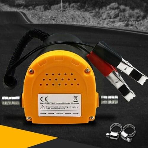 12/24v Car Electric Oil Extractor Transfer Pump Oil/crude Selfpriming Suction Oil Engine Extractor Fuel Fluid Oil Pump Mini X7D2