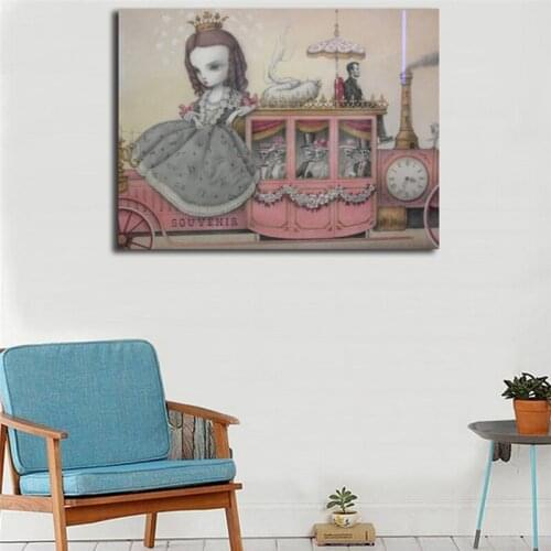 The Gay 90s By Mark Ryden Wall Art Canvas Posters Prints Painting Wall Pictures For Office Bedroom Modern Home Decor Framework