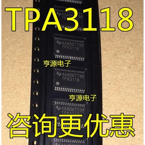 5Pçs/Lote New tpa3118 tpa3118d2dapr htssop32 30W Stereo AmPlifier Chip