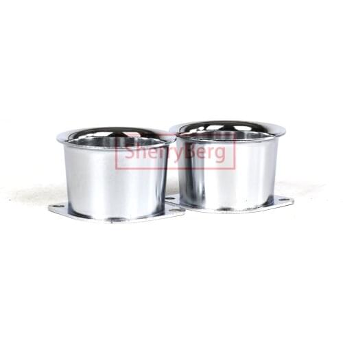 SherryBerg Pair of Stacks 50 & 55 DCO 45mm Tall Weber DCOE Air Horns Velocity Stacks Trumpets Ram Tubes Dellorto Solex Fajs EMPI