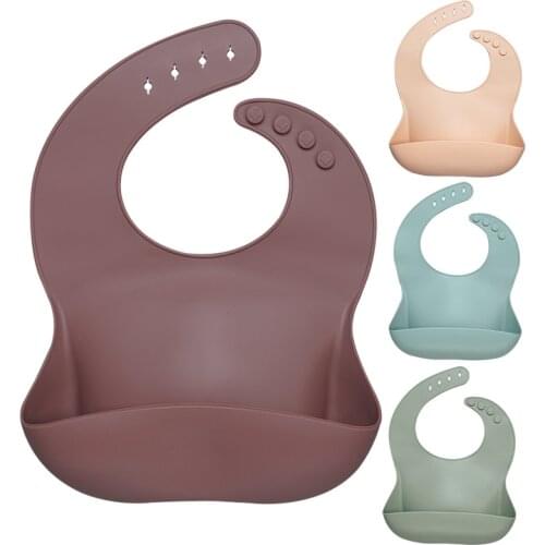 BPA Free Baby Silicone Feeding Platos Baby Bibs Suite Fashionable Pure Childrens dishes Bowl Baby Stuff tableware