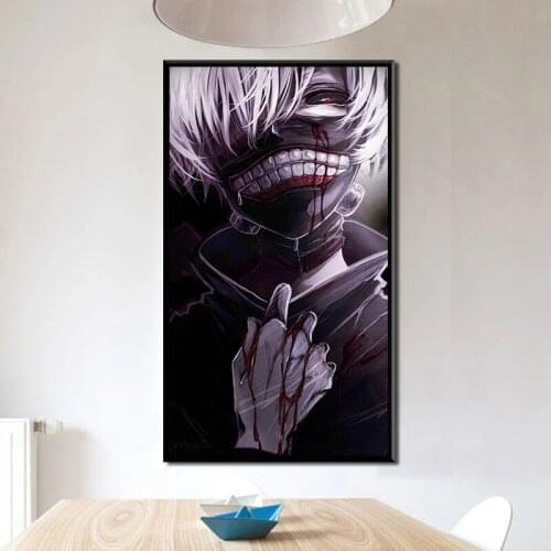 Tokyo Ghoul Colorful Anime Manga Wall Art Print Decor Poster,50 x 70 cm,No Frame