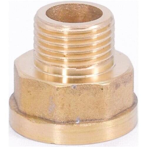 Bushing 1/2" BSP Male x 3/4" Female Coupling Brass Pipe Fitting Connector Joint Adapter Length 31.6mm