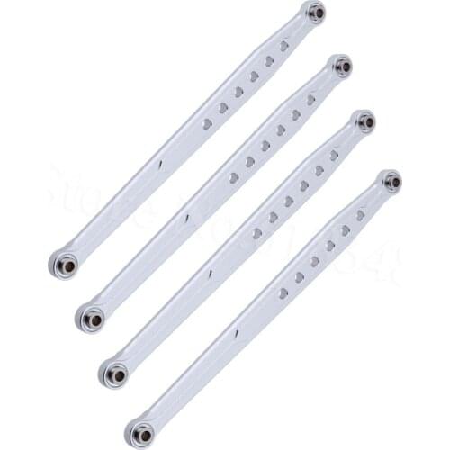 Replacement of AX80043 Aluminum Links Rear Lower & Upper For AXIAL 1/10 SCX10 Jeep Wrangler Rock Crawler Metal Option Parts