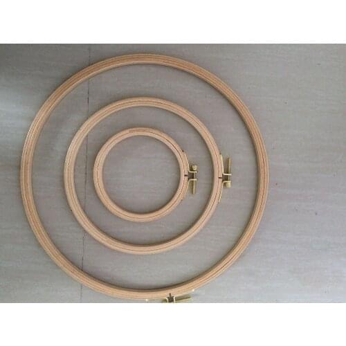 3 Different Sizes/Lot Dia28,15.5, 10.5cm Wooden Embroidery Hoops Hand DIY Cross Stitch Embroiderying Tool Household Sewing Tool