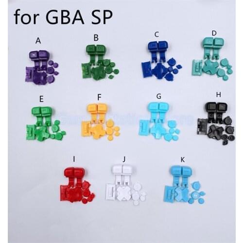 55sets L R A B D-Pad button Key Part for Nintendo Gameboy Advance SP for GBA SP Replacement accessories