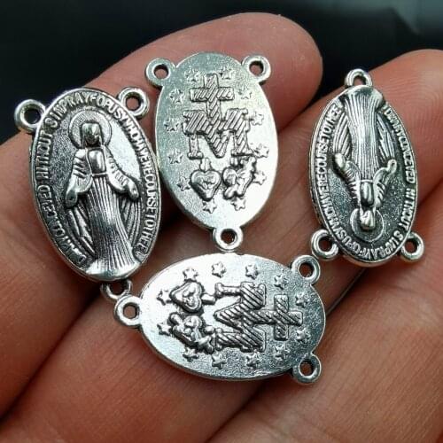 Antiquing 10pcs Charms I Love Jesus Catholicism Cross Metal Charm Pendant For Jewelry Making Diy Bracelet Necklace Accessories