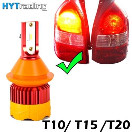 Car T10/T15/T20 LED White Led Bulbs For car Backup Reverse Lights & Rear Fog Lamp & Brake/Tail