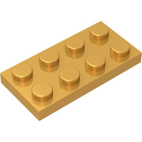 10 PCS Bricks 3020 DIY 2 X 4 Plate Building Blocks MOC Parts Toys for Children Bricks Accessories For Children