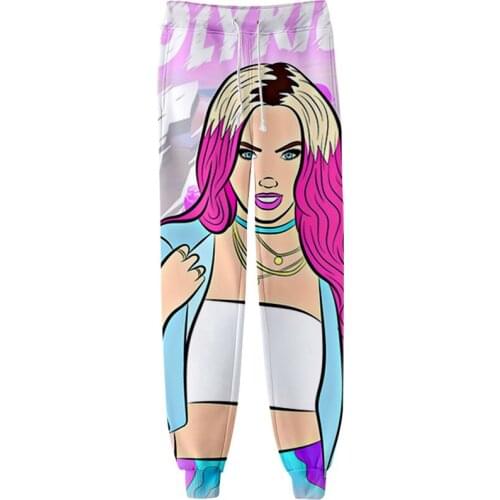 2020 New Arrival 3D Print Anime Cargo Pants Women/Men Harajuku Streetwear katie angel Waist Hip Hop Fashion casual Pants