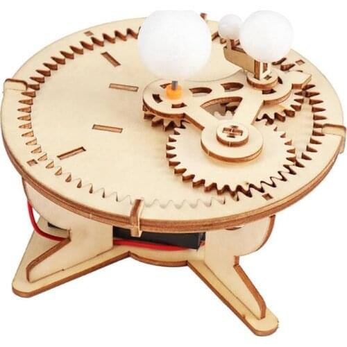 Kids DIY Sun-Moon-Earth Geography Model Scientific Experiment Toys Kits STEM Science Project Worldwide Education For Kids