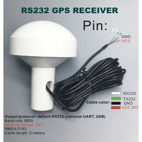 DIY Custom Connectors,Voltage 12-24V RS232 Protocols Industrial Applications GPS Receiver Antenna module NMEA 4800 Baud Rate