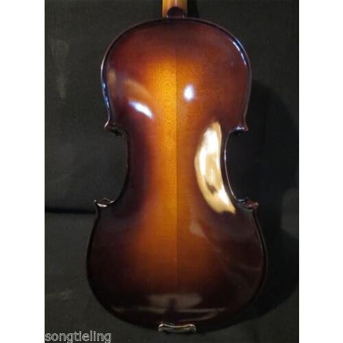 Good Guarneri style 5 strings electric & acoustic viola 16"