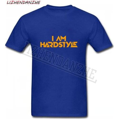 I Am Hardstyle Men T Shirt Music Defqon Hardcore Dance DJ Techno Club Party EDM Tee Shirt Short Sleeve T-Shirt Cotton Tops 0241