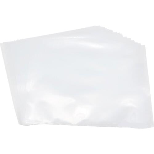 Quality 30 Flat Open Top Bag 6.7Mil Strong Cover Plastic Vinyl Record Outer Sleeves for 12 Inch Double / Gatefold 2LP 3LP 4LP