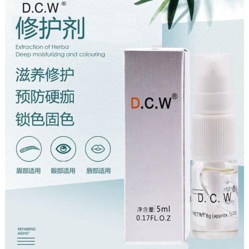 5ML Eyebrow & Lips Tattoo Agent Cream Anti-Inflammatory Moisturizing Fade Repair Liquid Permanent Makeup Anti-Scar Gel Cream